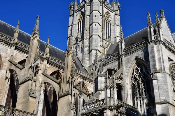 Evreux, France - january 17 2017 : gothic cathedral — Stock Photo, Image