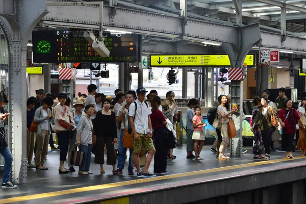 Osaka, Japan - augusti 4 2017: stationen — Stockfoto