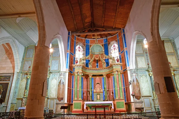 San Martín de Re; Francia - 24 de noviembre de 2017: iglesia — Foto de Stock