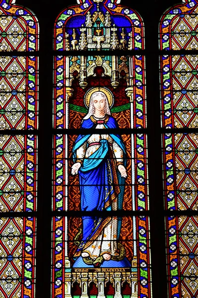 Le Croisic, France - april 12 2017 : Notre Dame de Pitie church — Stock Photo, Image