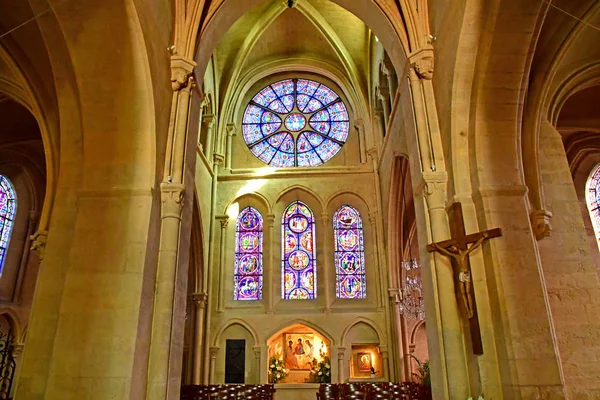 Louveciennes; France - september 9 2019 : church — ストック写真