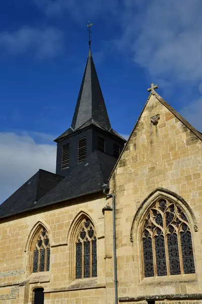 Tourgeville, Frankrike - 27 september 2019: Kyrkan — Stockfoto