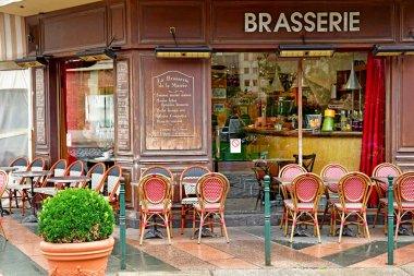 Deauville, France - september 27 2019 : restaurant clipart