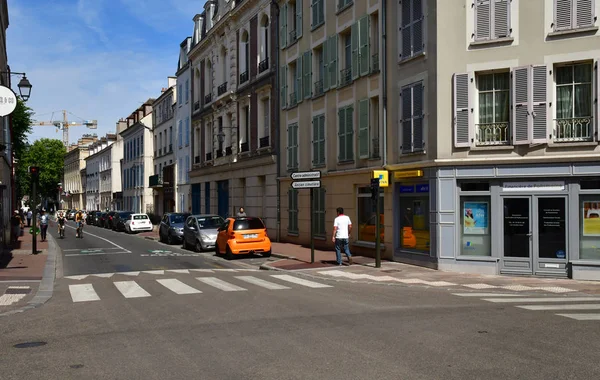 Saint Germain en Laye; França 4 de agosto de 2019: centro da cidade — Fotografia de Stock