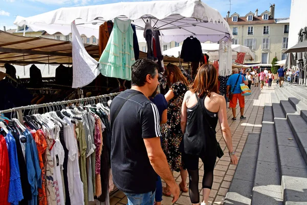 Saint Germain en Laye; Francia - 4 de agosto de 2019: mercado —  Fotos de Stock