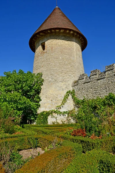 Villarceaux, Francia - 9 de septiembre de 2019: castillo histórico —  Fotos de Stock