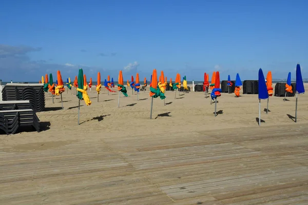 Deauville, Francia 27 de septiembre de 2019: la playa —  Fotos de Stock