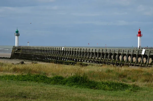 Trouville sur Mer, França - 27 de setembro de 2019: cidade pitoresca — Fotografia de Stock