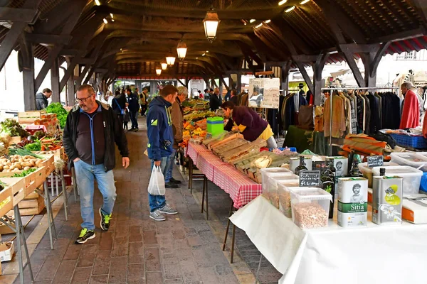 Deauville, Frankrijk - 27 september 2019: markt — Stockfoto