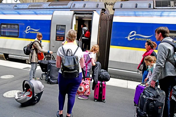 Paris; Frankrike - 1 maj 2019: Gare du Nord — Stockfoto