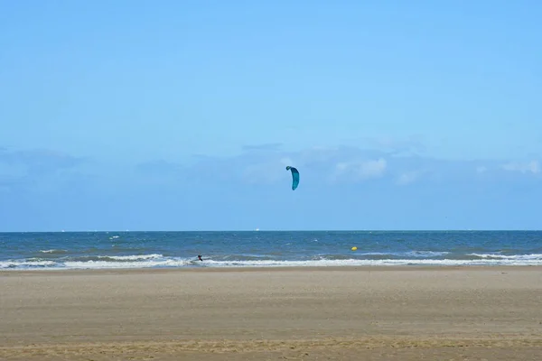 Deauville, França - 27 de setembro de 2019: a praia — Fotografia de Stock