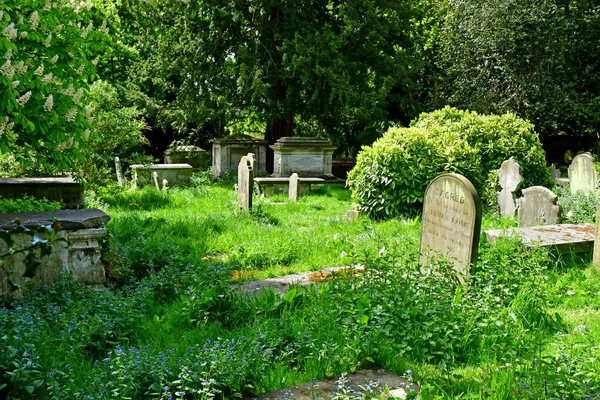 London; Hampstead, Anglia - 2019. május 5.: Hampstead kerület — Stock Fotó