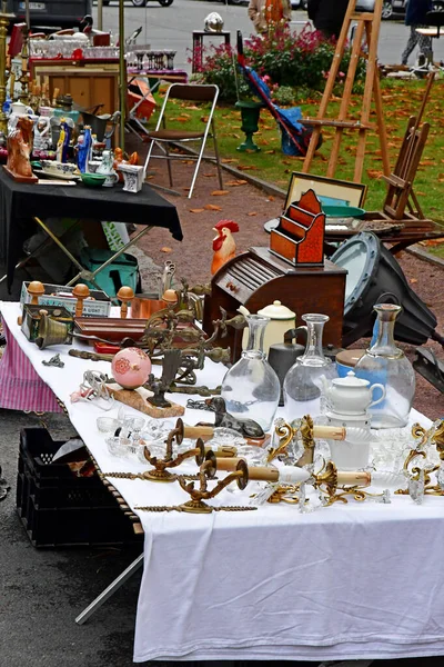 Deauville, Francia - 27 de septiembre de 2019: mercadillo — Foto de Stock