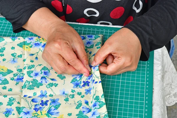 Les Mureaux; France - may 25 2019 : dressmaker — Stock Photo, Image