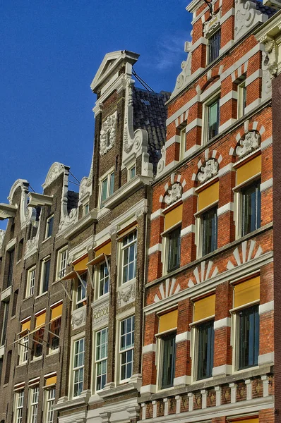 Άμστερνταμ, Ολλανδία - Νοέμβριος 16 2018: γραφική πόλη σε w — Φωτογραφία Αρχείου