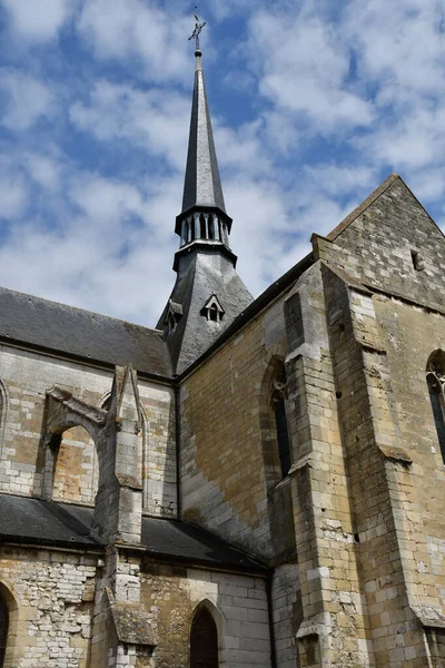 Les Andelys, Francie - 8. srpna 2019: Kostel sv. Sauveura — Stock fotografie