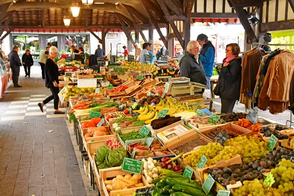 Deauville, Francia - 27 settembre 2019: mercato — Foto Stock