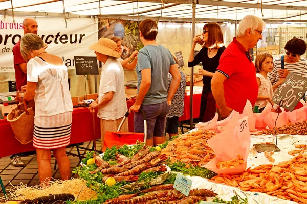 Saint Germain en Laye; Frankrike - 4 augusti 2019: marknad — Stockfoto