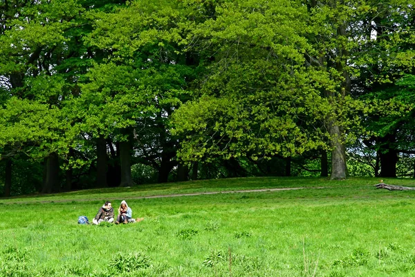 Londyn; Hampstead, Anglia - 5 maja 2019: Hampstead Heath — Zdjęcie stockowe