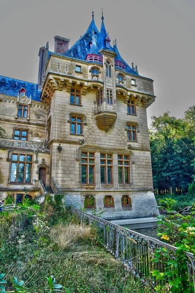 Vigny, Francie - září 17 2019: hrad — Stock fotografie