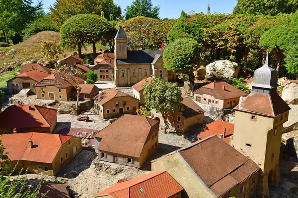 Elancourt; Franciaország - szeptember 15 2019: Franciaország Miniatűr — Stock Fotó