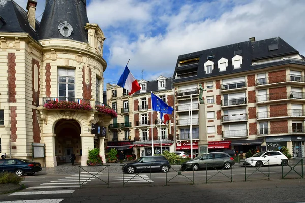 Trouville sur Mer, Francie - září 27 2019: malebné město — Stock fotografie