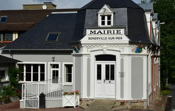Benerville sur Mer, Fransa - 27 Eylül 2019: Belediye binası — Stok fotoğraf