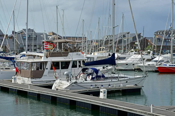 Deauville, França - 27 de setembro de 2019: marina — Fotografia de Stock