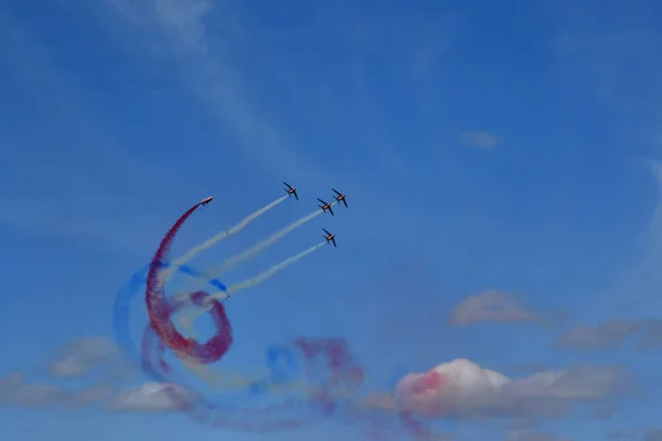 Verneuil sur Seine; Frankreich - 8. September 2018: Patrouille de Fr. — Stockfoto