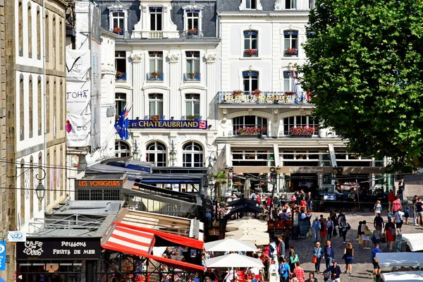 Saint Malo; France - july 28 2019 : picturesque city in summer — Stock Photo, Image