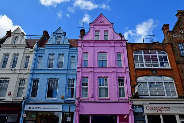 London; Hampstead, England - may 5 2019 : Hampstead district — Stock Photo, Image