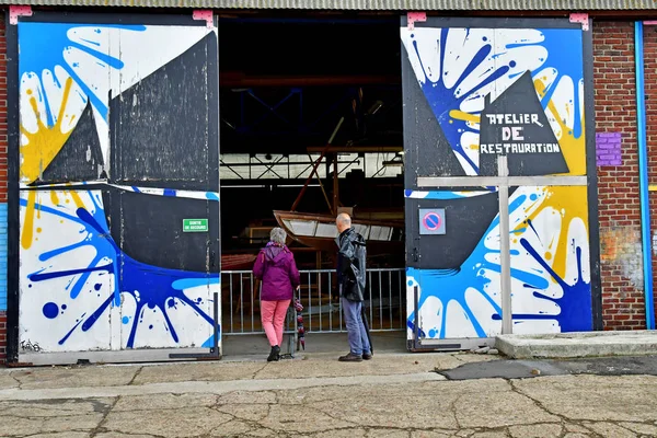 Rouen, Francia - 10 de junio de 2019: el museo marítimo — Foto de Stock