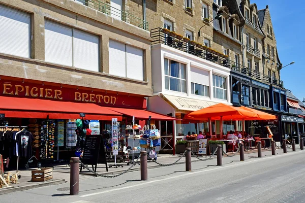 Cancale; France - july 28 2019 : picturesque city in summer — Stock Photo, Image