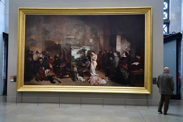 París; Francia - 22 de noviembre de 2019: el museo de Orsay — Foto de Stock