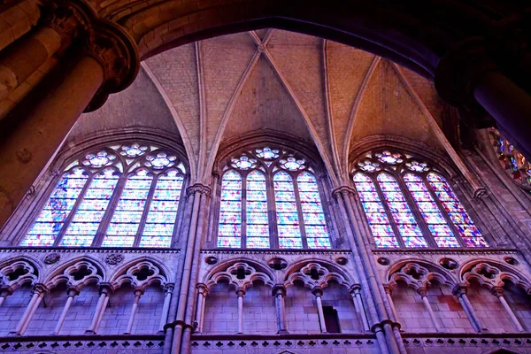 Saint Malo; France - july 28 2019 : Saint Vincent church — Stock Photo, Image