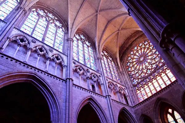 Сен-Мало; Франция - 28 июля 2019: saint vincent church — стоковое фото