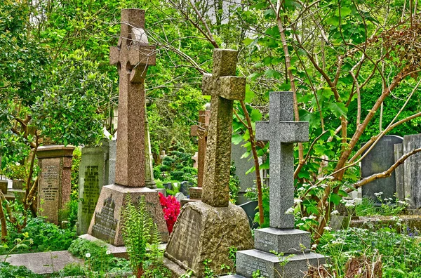 Londres, Inglaterra - 6 de maio de 2019: Cemitério Highgate — Fotografia de Stock