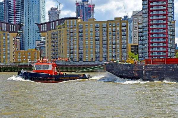Londyn; Anglia - 5 maja 2019: Rejs po Tamizie — Zdjęcie stockowe