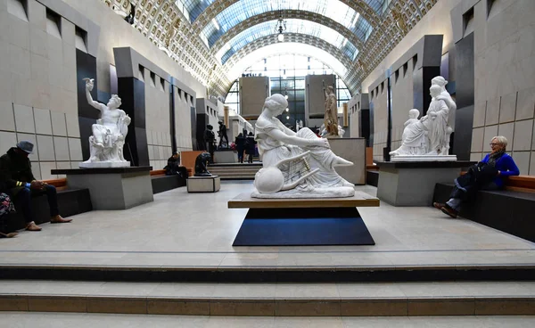 Paris; Frankreich - 22. November 2019: das Orsay-Museum — Stockfoto