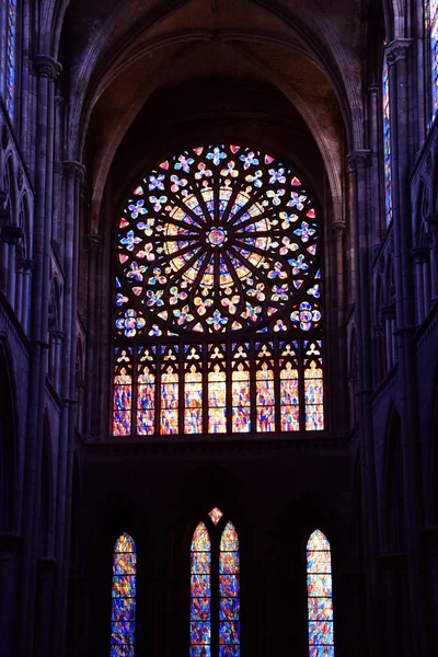 Saint Malo; France - july 28 2019 : Saint Vincent church — Stock Photo, Image