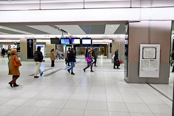 Paris; Frankreich - 22. November 2019: der Bahnhof Paris Nord eröffnet — Stockfoto