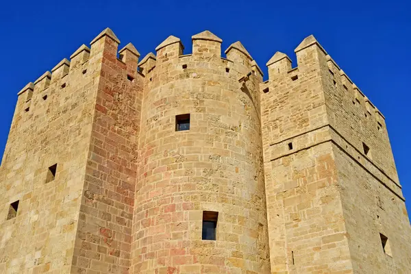 Kordoba; Hiszpania - sierpień 28 2019: Wieża Calahorra — Zdjęcie stockowe