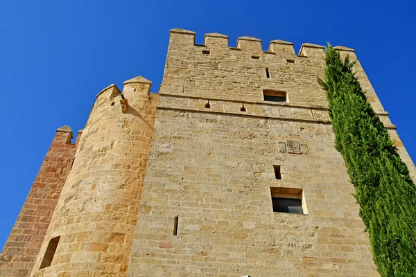 Cordoba; Španělsko - 28. srpna 2019: věž Calahorra — Stock fotografie