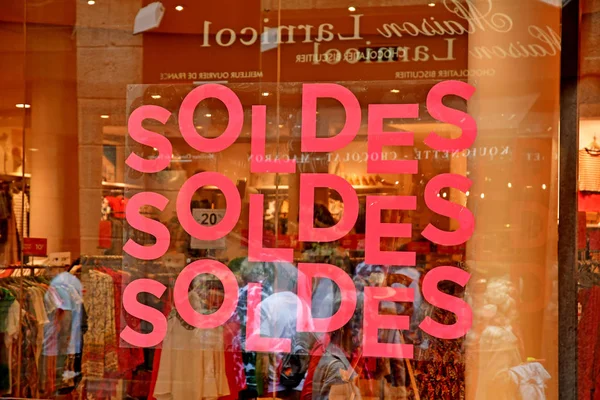 Saint Malo; France - july 28 2019 : store — стокове фото