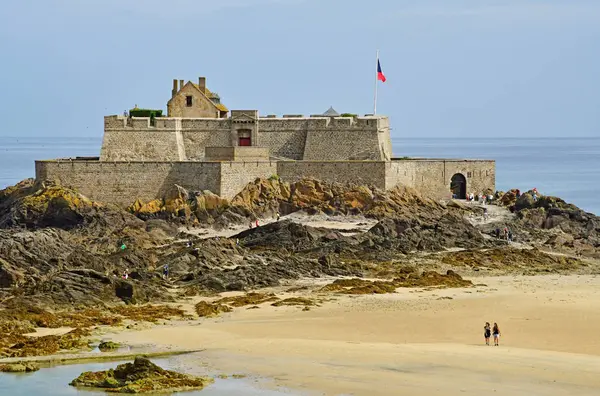 Saint Malo; France - july 28 2019 : National Fort — стокове фото