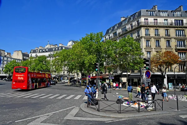 Paris ; France - 22 août 2019 : Quartier Trocadéro — Photo