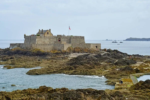 Saint Malo; France - july 28 2019 : National Fort — стокове фото