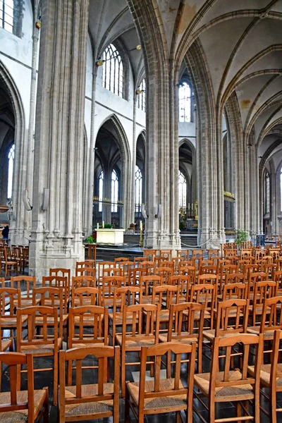 Dunkerque, France - January 25 2019：Saint Eloi Church — 图库照片