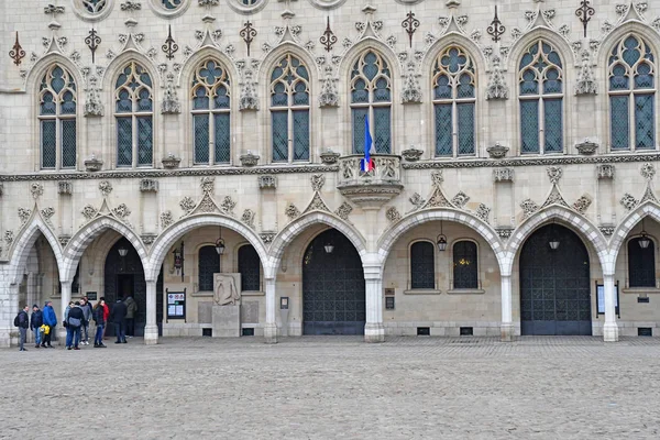 Aras, France - january 24 2020 : the Heros square — Stock Photo, Image