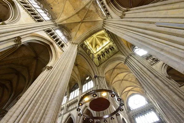 Rouen Francia Settembre 2019 Cattedrale Notre Dame — Foto Stock